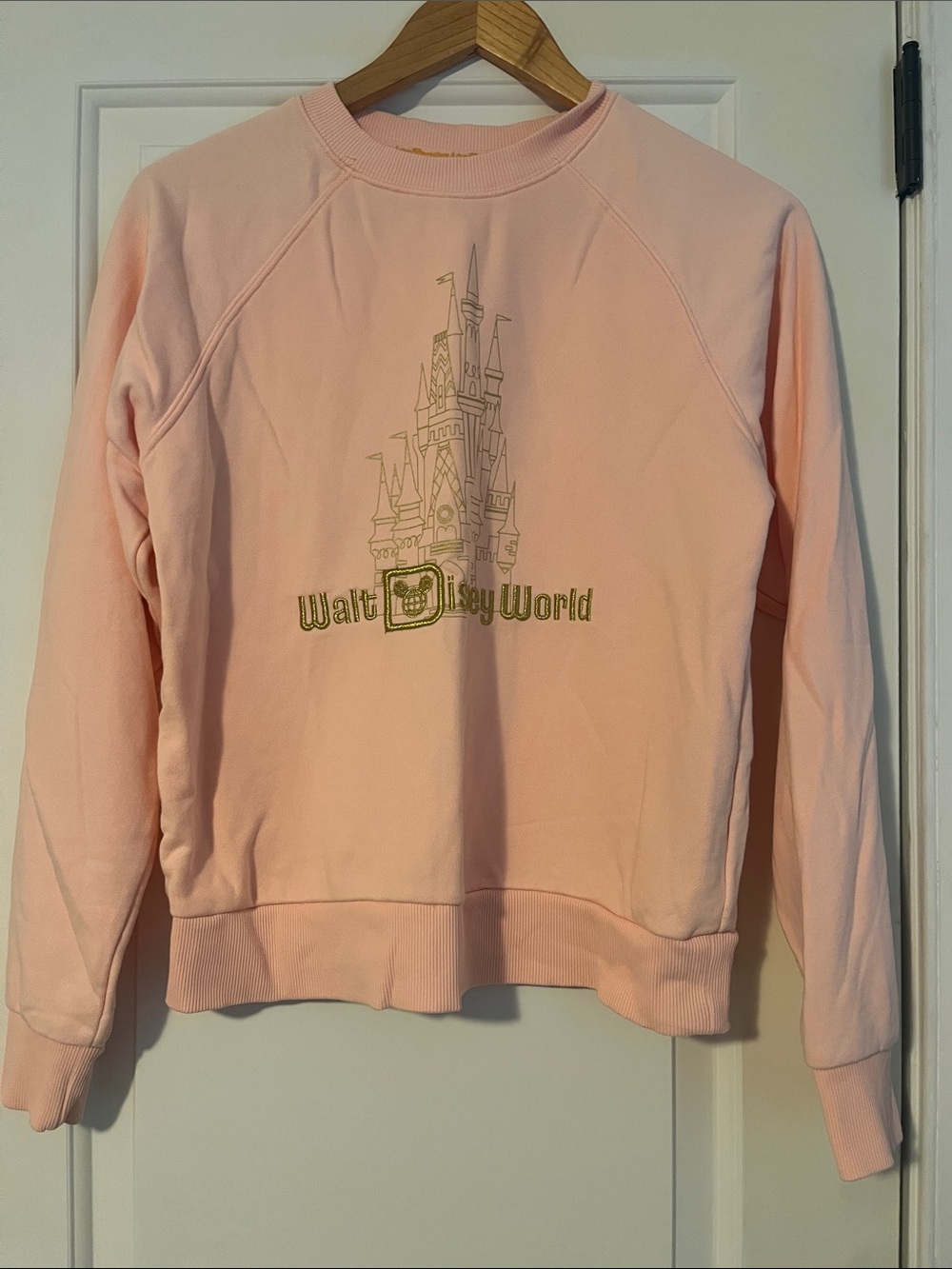 Disney Light Pink Walt Disney World Castle Sweatshirt